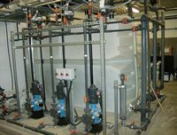 Chlorine Generation Pumps and Tanks